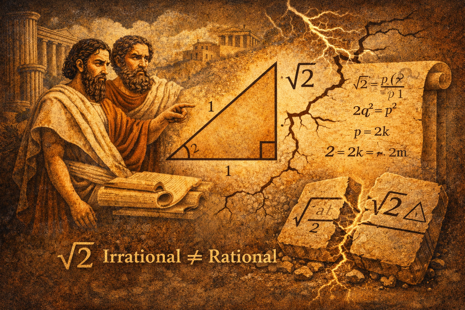 Sayıların Kırılma Noktası: Kök 2’nin İrrasyonelliği ve Matematiksel Devrim